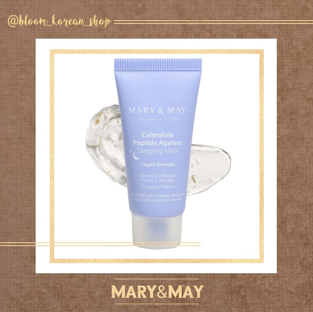 ماسک خواب بابونه و پپتاید Mary&may