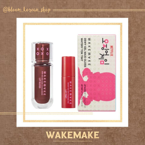 ست تینت لب براق و ژلی Wakemake