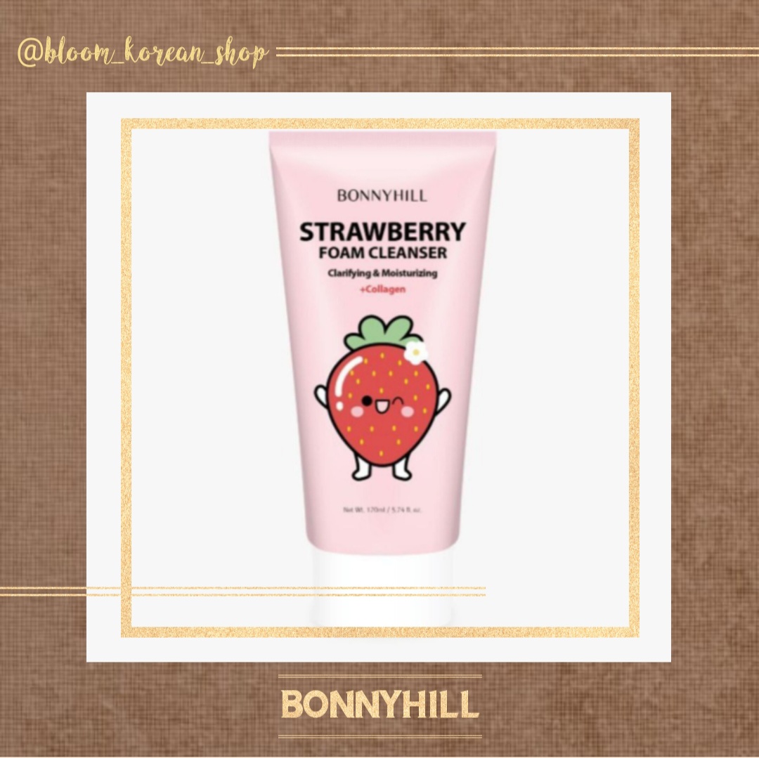 فوم توت فرنگی و کلاژن Bonnyhill