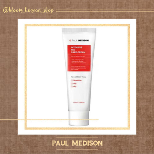 کرم مرطوب کننده و ضدقرمزی paul medison