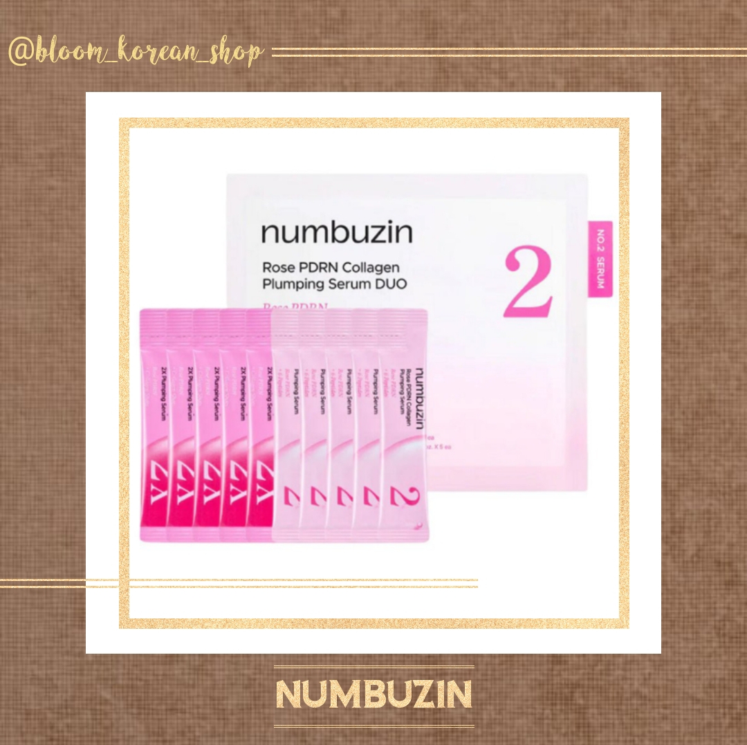 ست سرم حجم دهنده کلاژن pdrn رز Numbuzin
