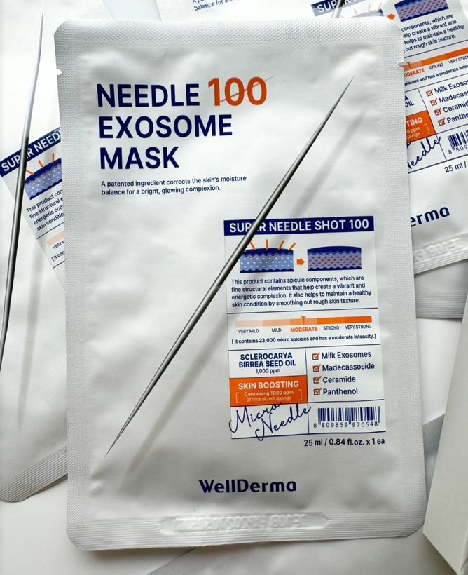 ماسک نیدل ۱۰۰ اگزوزوم WellDerma