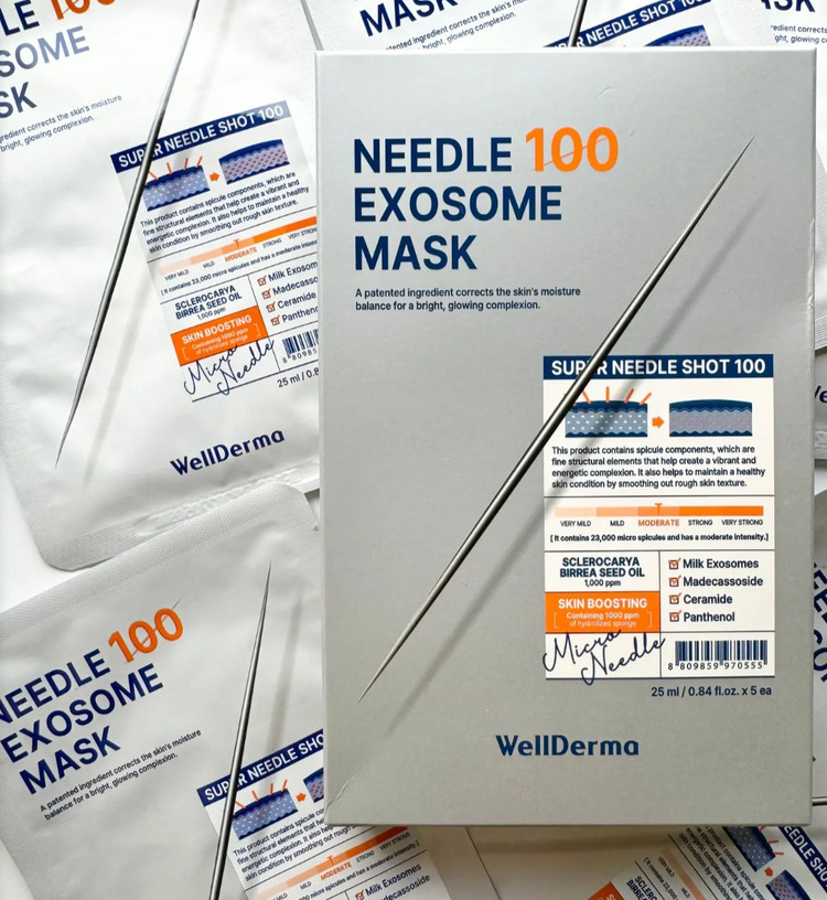 ماسک نیدل ۱۰۰ اگزوزوم WellDerma