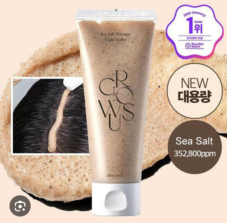 اسکراب کف سر نمک دریایی GROWUS