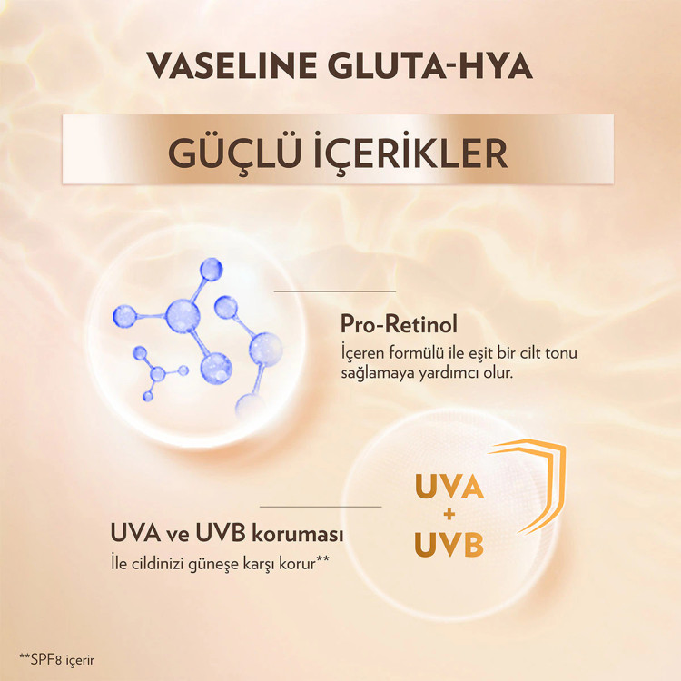لوسیون بدن گلوتا-هیا ضدلک و روشن کننده Vaseline