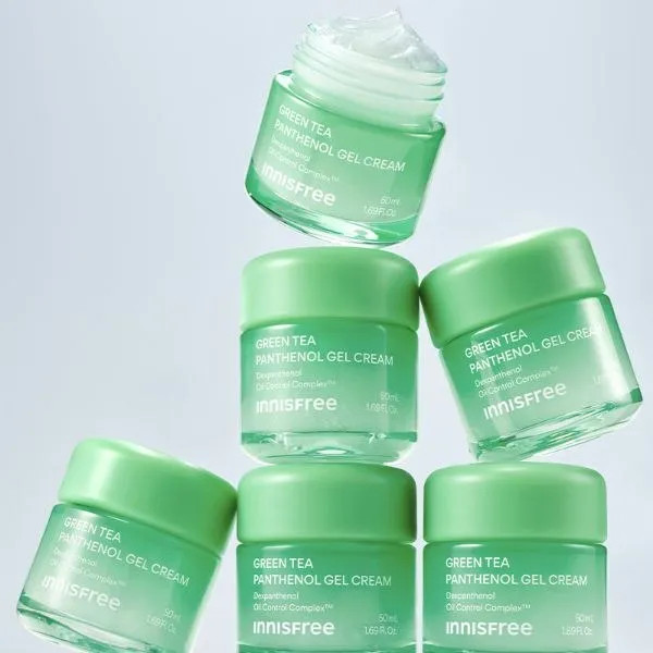 ژل کرم چای سبز و پانتنول Innisfree