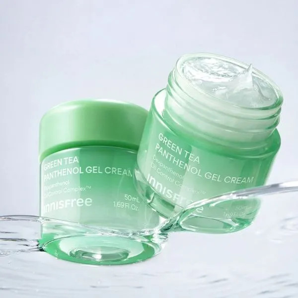 ژل کرم چای سبز و پانتنول Innisfree