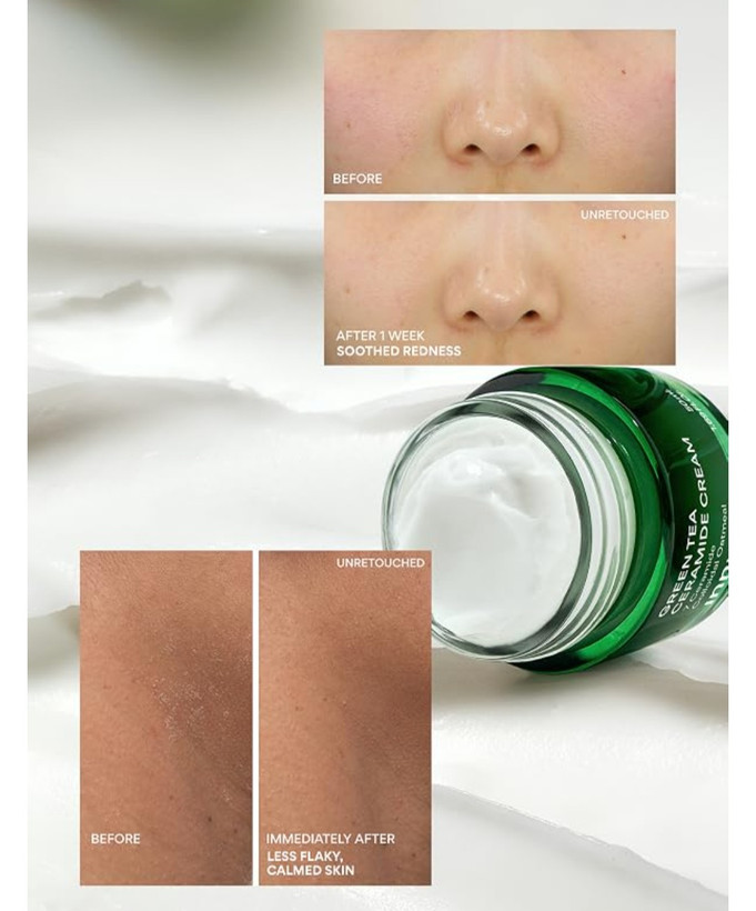 کرم چای سبز و سراماید Innisfree