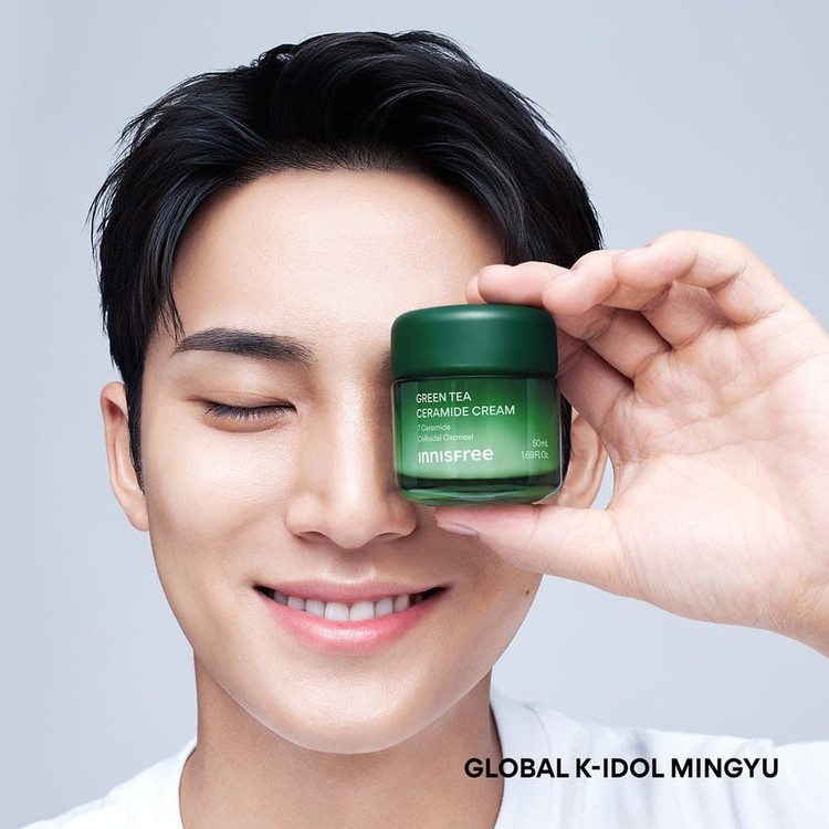 کرم چای سبز و سراماید Innisfree